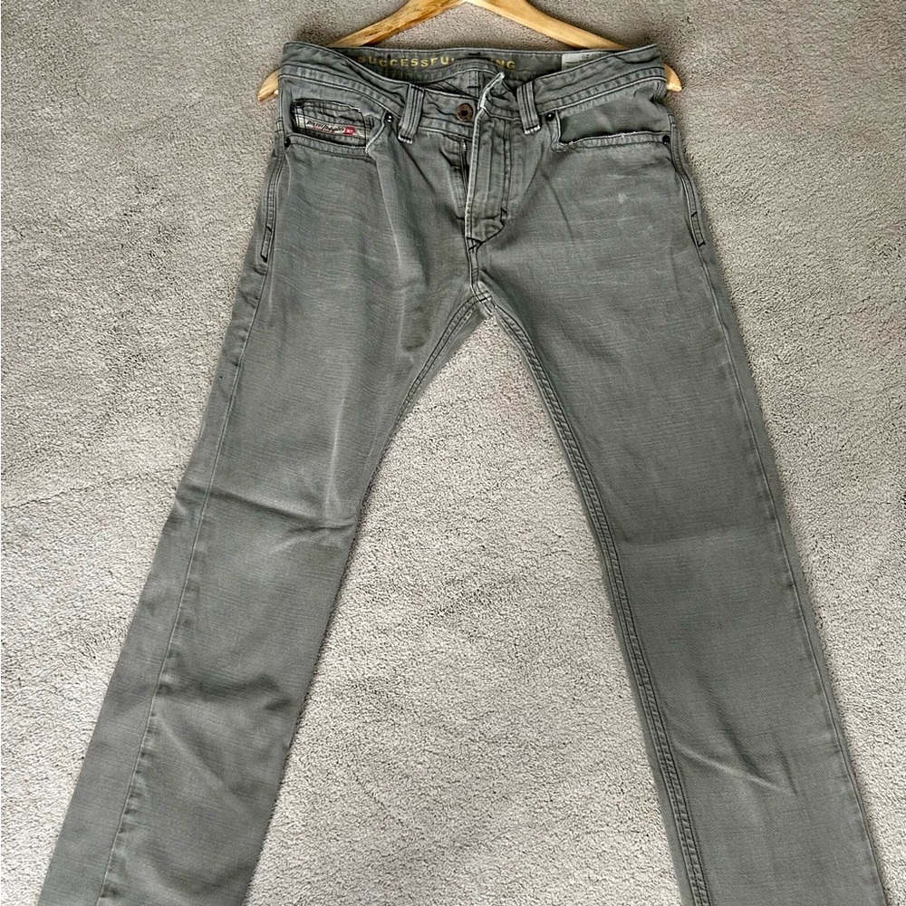 Diesel Men's Slim Fit Gray Jeans